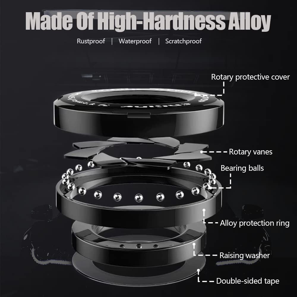 IgnisGuard: Engine Start/Stop Button Cover | Rotary Zinc Alloy Ignition Protector for Cars & Bikes